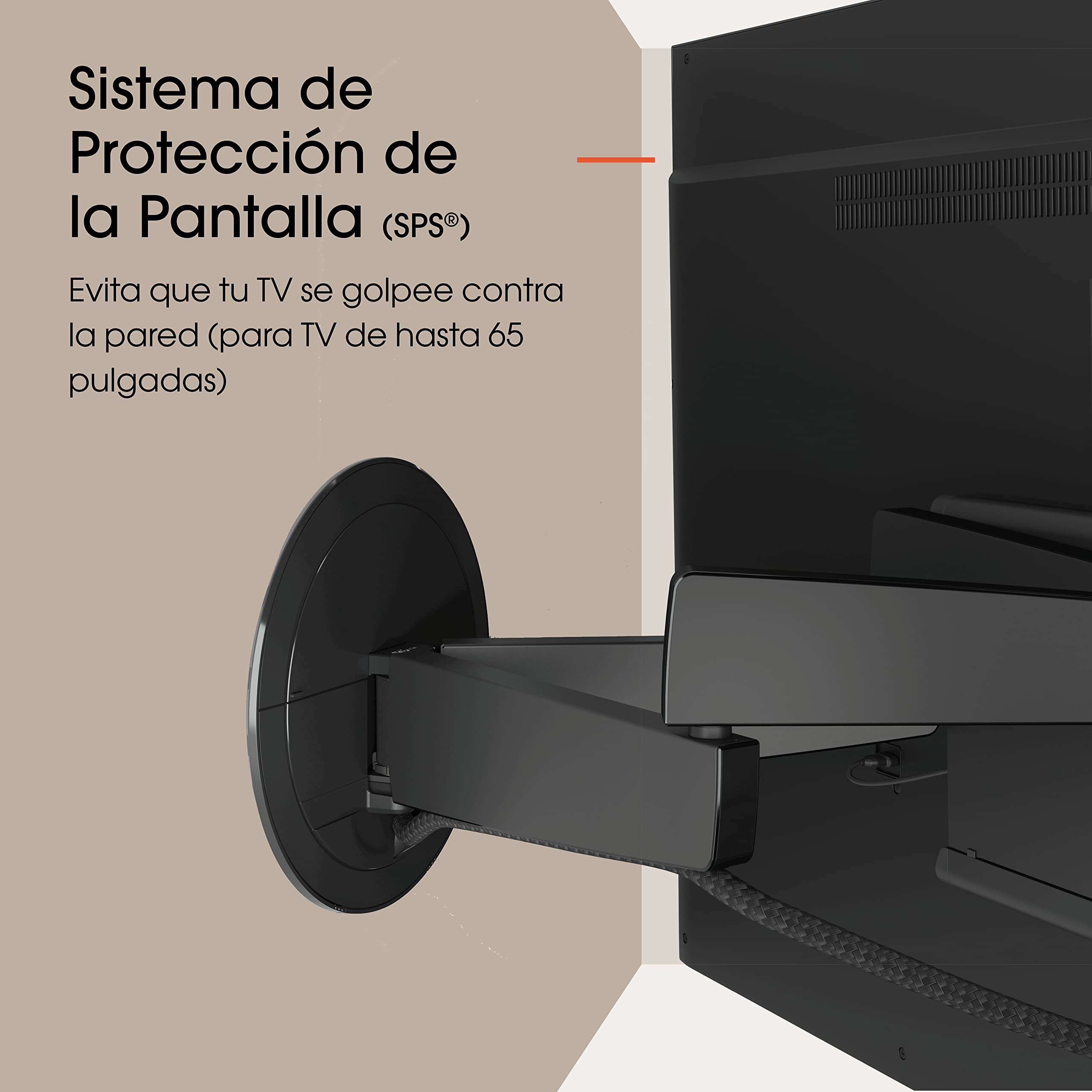 Vogel's TVM 7655 Signature - Soporte de Pared para TV de 40 a 77 Pulgadas, Soporte de TV de diseño Premium Giratorio hasta 120°, máximo 35 kg, VESA 200 x 100 hasta 600 x 400 | Nuestro soporte TV más elegante: DesignMount Premium, Giratorio hasta 120°, 35