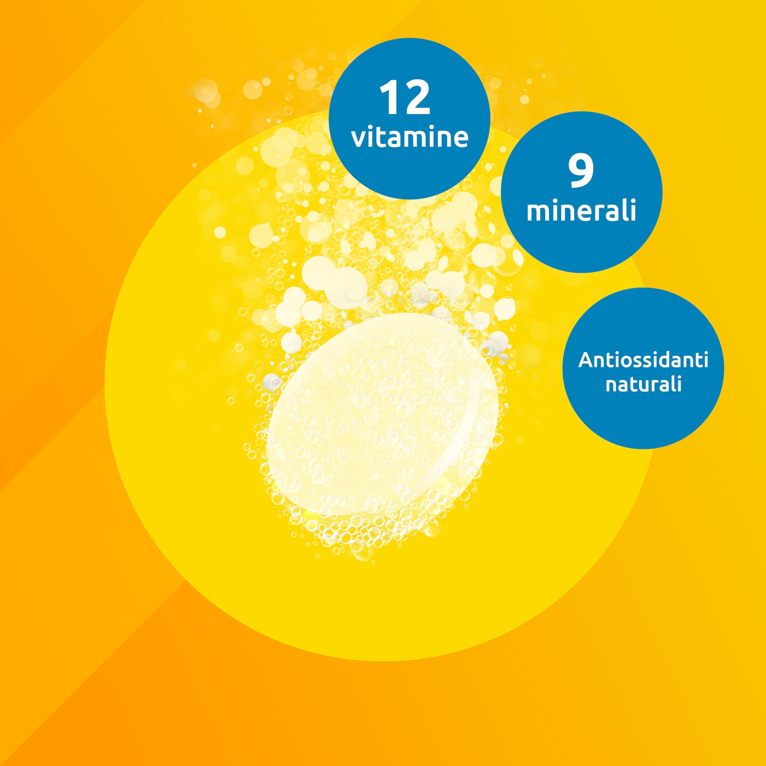 Supradyn Ricarica 50+ Integratore Multivitaminico Completo Vitamine E Minerali Con Vitamina B12, C, D, Zinco Per Stanchezza Fisica E Concentrazione Dai 50 Anni Uomo E Donna, 30 Compresse Effervescenti