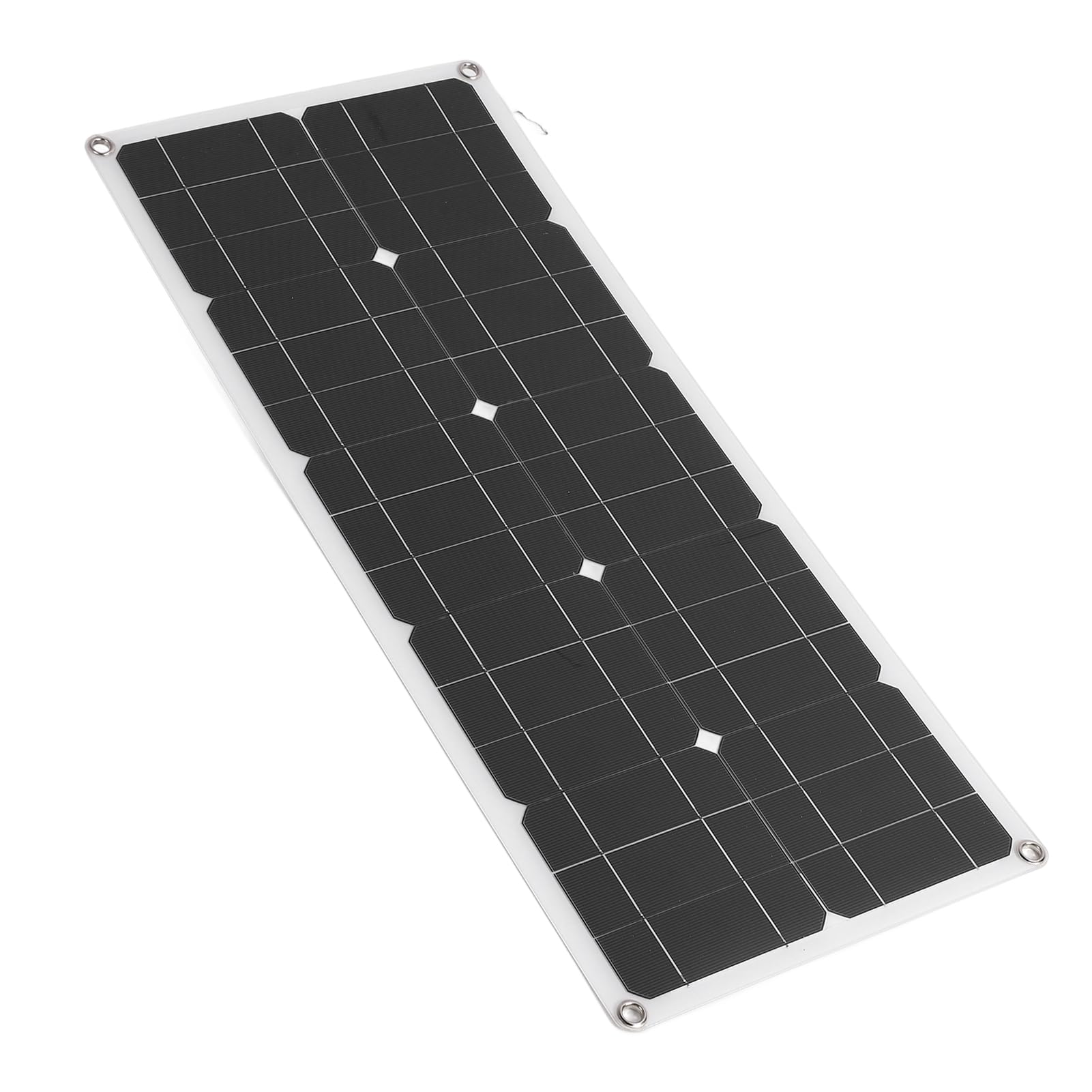 Pannello Solare da 100 W, Regolatore di Carica Solare con Uscita USB Monocristallina Ad Alta Efficienza, Caricabatteria con Presa OBD per Applicazioni Fuori Rete per Auto, Barca