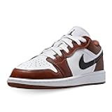 Air Jordan 1 Low SE Big Kids' Shoes (HF3188-102, White/Dark Pony/Black)