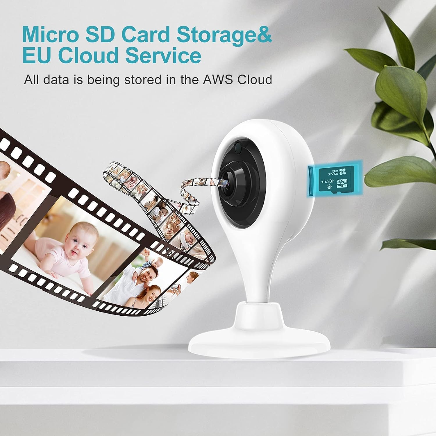 MPW Security Camera Indoor, Smart Pet Camera, 1080P FHD 2.4GHz WiFi Camera for Home Security System, Baby/Dog/Pet/Nanny Camera Monitor with Motion Detection Night Vision 2-Way Audio, Works with Alexa