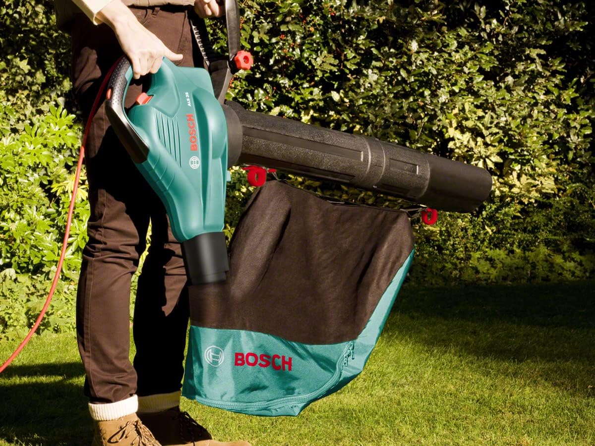 Aspirateur, broyeur et souffleur ALS 25 Bosch - Livré avec sac de ramassage 45l et sangle d'épaule rembourrée — vue 4