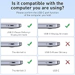 BENFEI USB C Hub 10-in-1 Docking Station, 4K@60Hz HDMI, Gigabit Ethernet, 100W PD, 5Gbps USB-C Data, 4X USB-A 3.0, 170MB/s SD/TF Card Reader for MacBook Pro/Air, iPad Pro, iMac, Galaxy S23, XPS 17