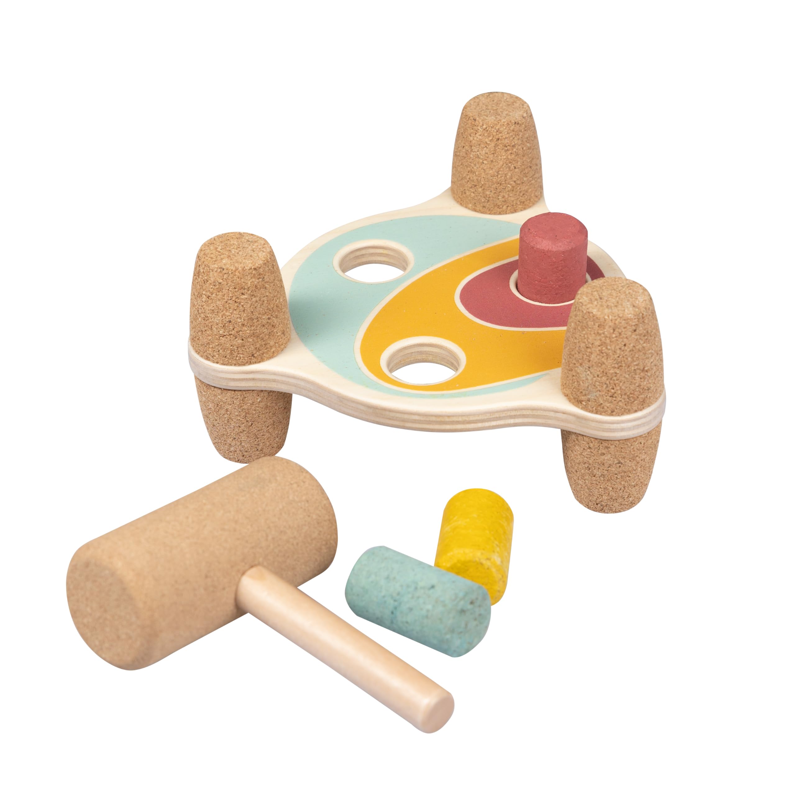 3er-Set Holzhämmer Für Kinder – Rollenspiel-Richterhammer Zum Klopfen & Lernen