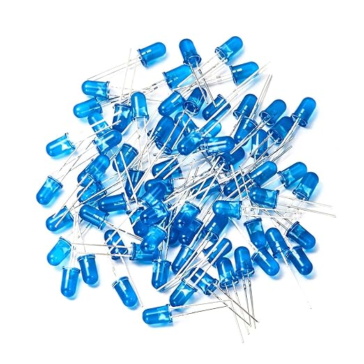 Blue LED (3mm, Round, DIP Type)