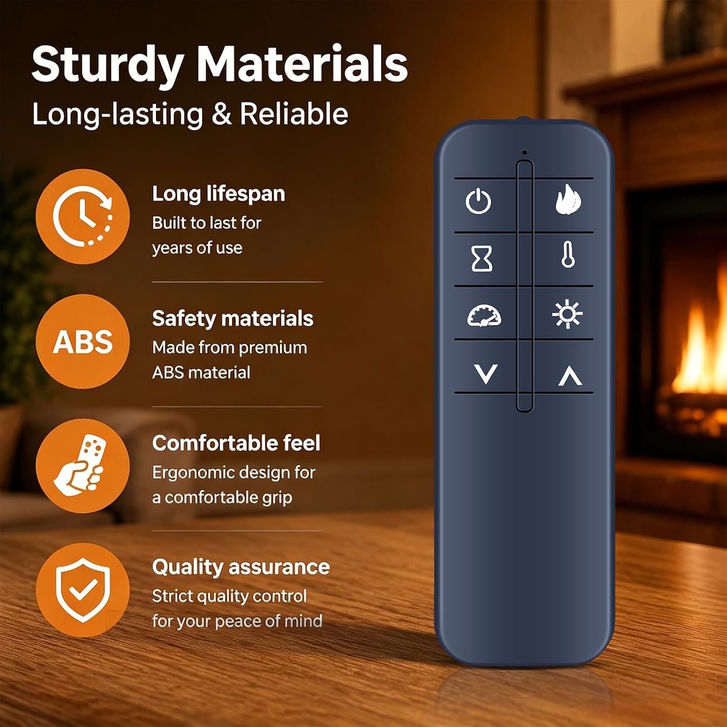 Replacement Remote Control for Twin Star ClassicFlame Electric Fireplace Heater 2311042FSL 2611042FGL 2611042FSL 2811042FGL 2611042FGL 2611042FGL-A011 2611042FGL-A001 2611042FGL-A000