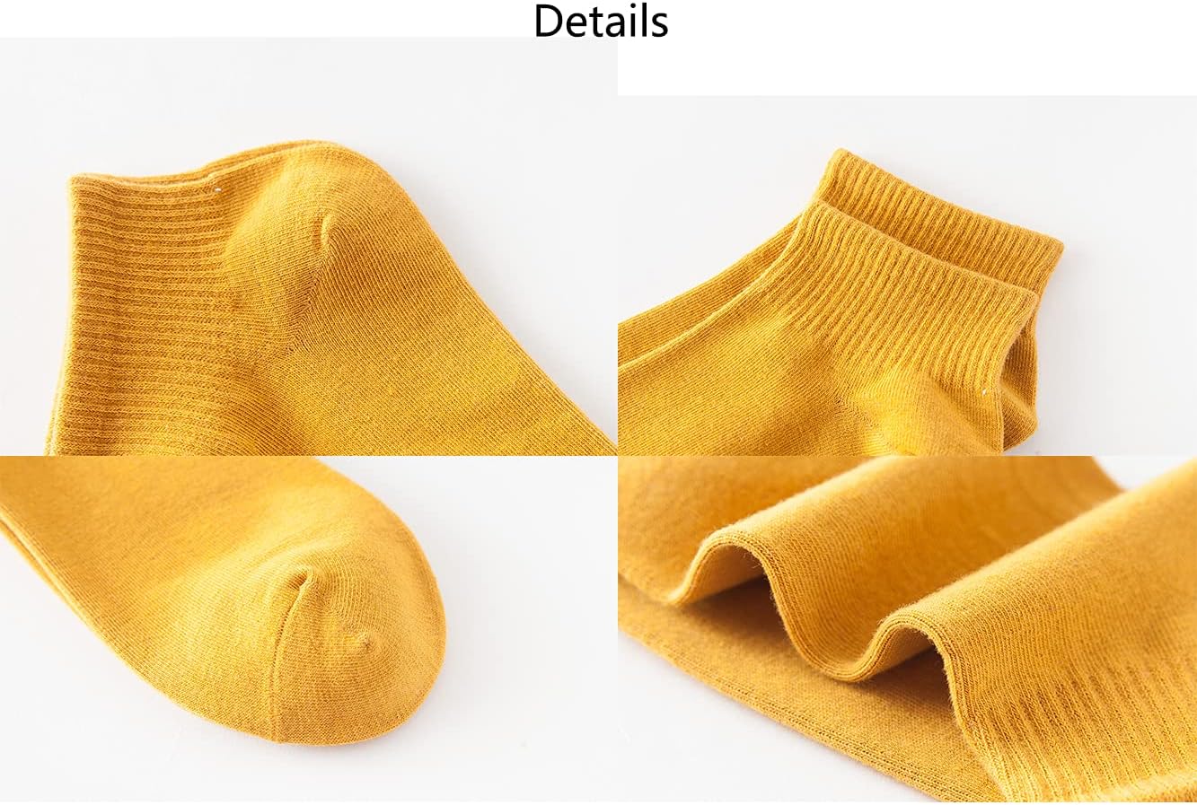 Joylife Solid Color Ankle Socks Colorful Low Cut Socks for Women, Lady, Girls, 5 Pack - Image 6