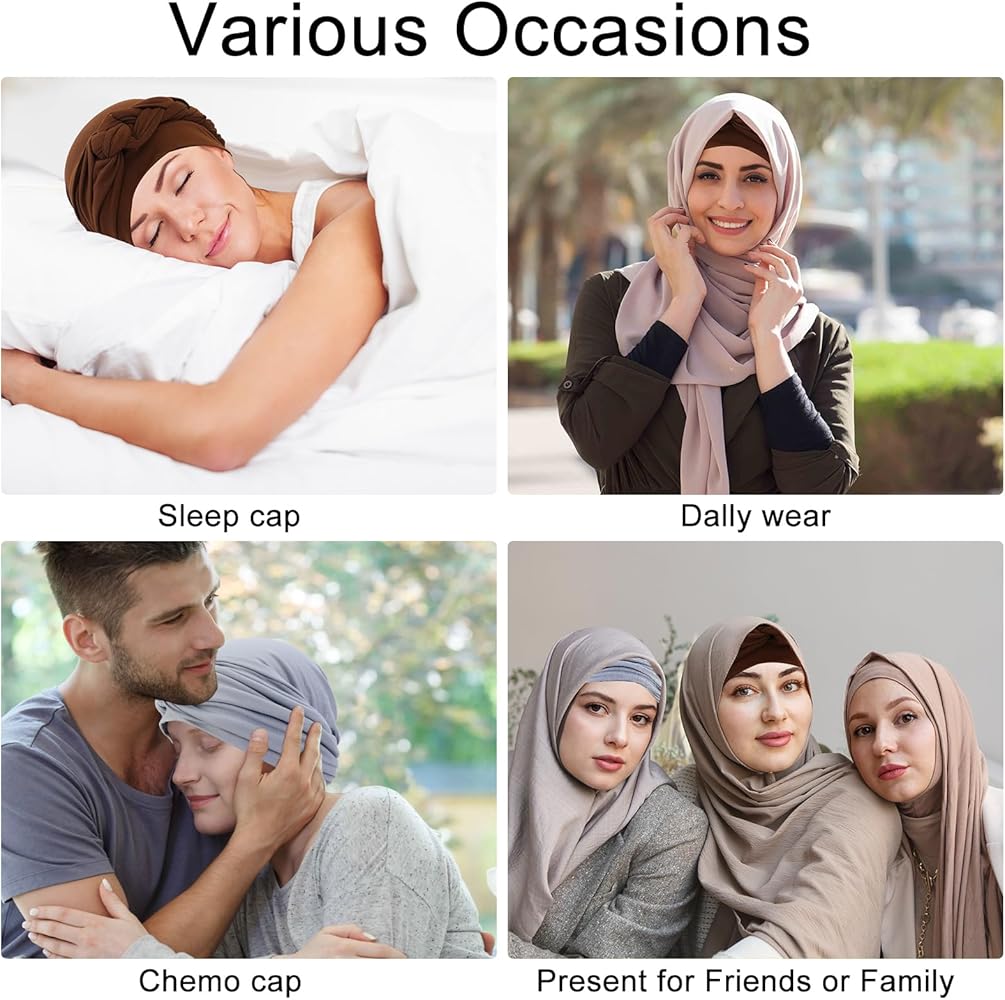 Berretto Turbante Intrecciato In Tessuto Scuba Per Donna Cappello - Foto 13