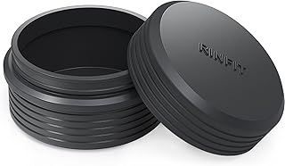 Rinfit Silicone Box for Silicone Rings - 30 Ring Capacity, Travel Organizer for Rings - Compact & Stylish Storage Solution - Black