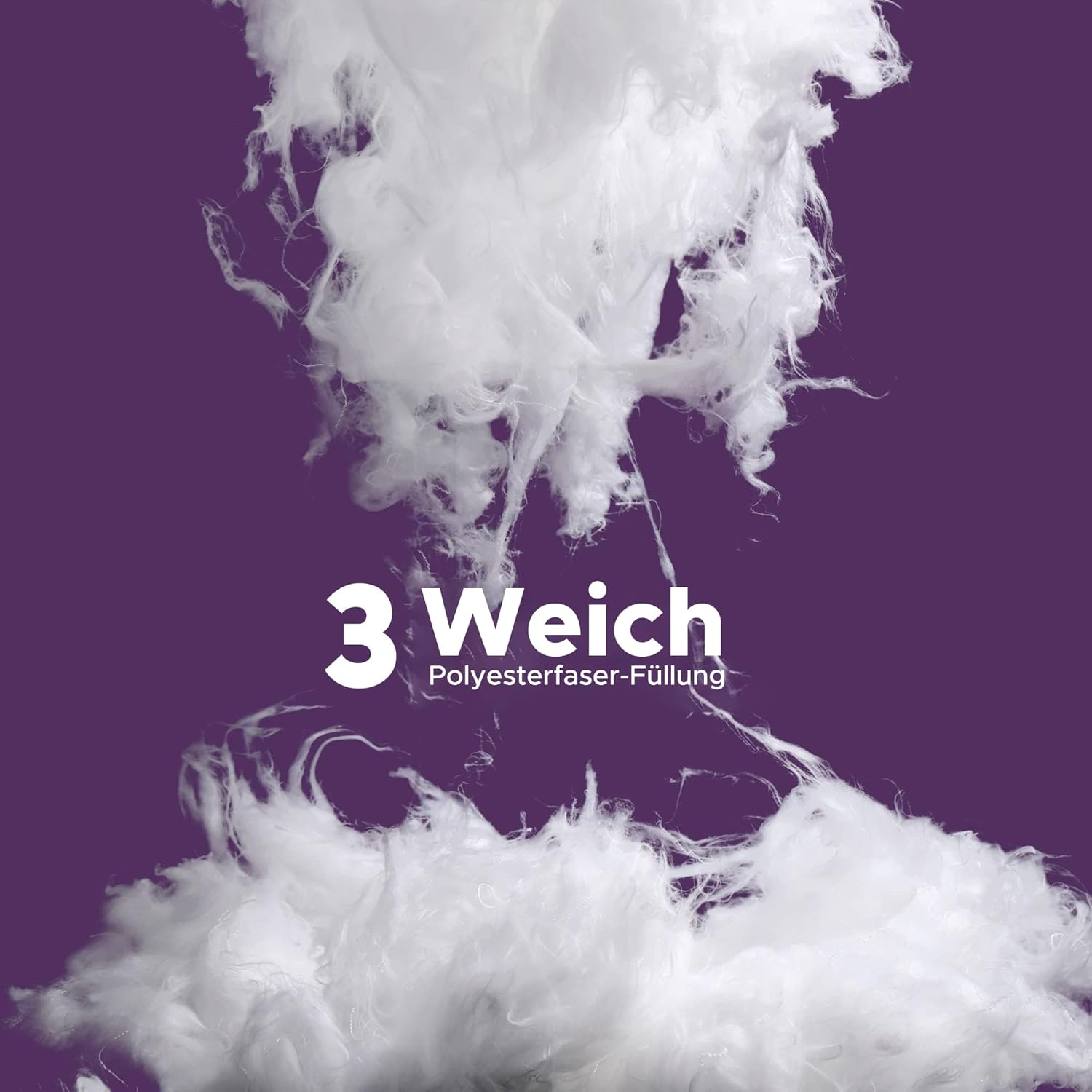 Adjustable 3 Laye Pillows for Sleeping, Queen Size Cooling Memory Foam Bed Pillows for Side Stomach & Back Sleepers 100% Soft Cotton Cover, Washable Removable - Image 7