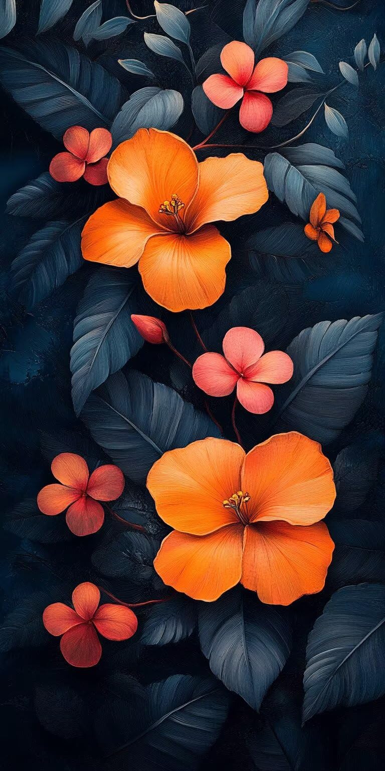 Malowanie według liczb dla dorosłych, roślina kwiatowa, 60 x 120 cm, k-173