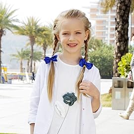 Oaoleer 30 Colors Grosgrain Ribbon Hair Accessories - 3 Inch Bows, Clips, Barrettes, and Alligator Clips for Girls, Toddlers, Kids, and Teens