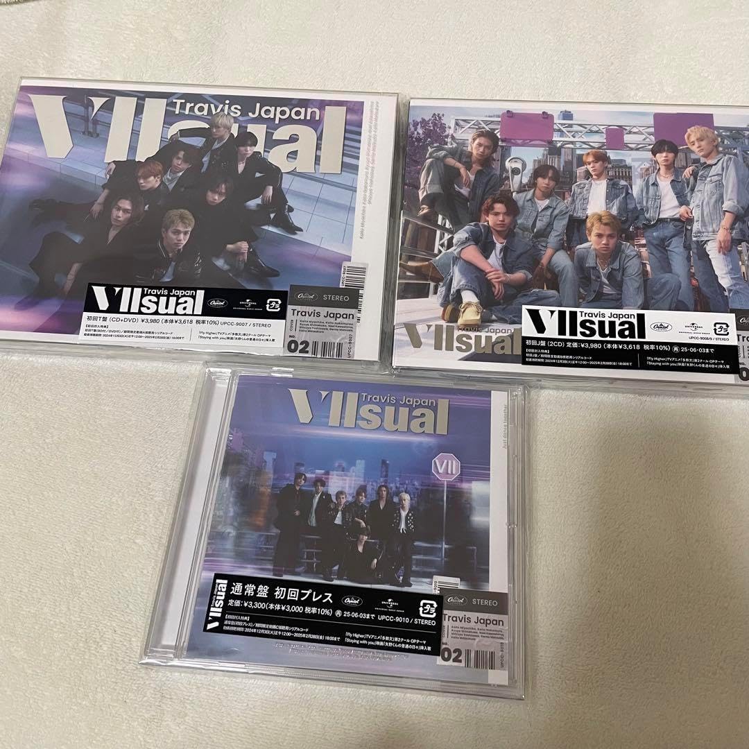 TravisJapan アルバムVIIsual 三形態セットシリアルコード付
