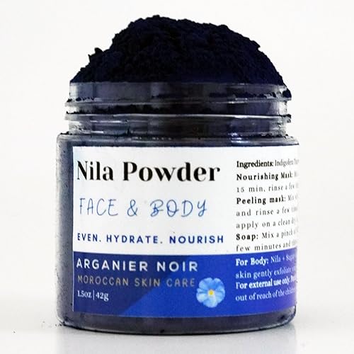 Miniatura 2 de Arganier Noir Polvo marroquí Nila Azul Puro Nila 1.48 oz