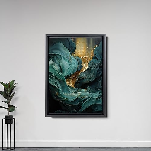 Miniatura 6 de Green White Gold minimalist texture Prints Green wall art green canvas Prints green abstract art Lime Green canvas wall art, Canvas Prints, Wall