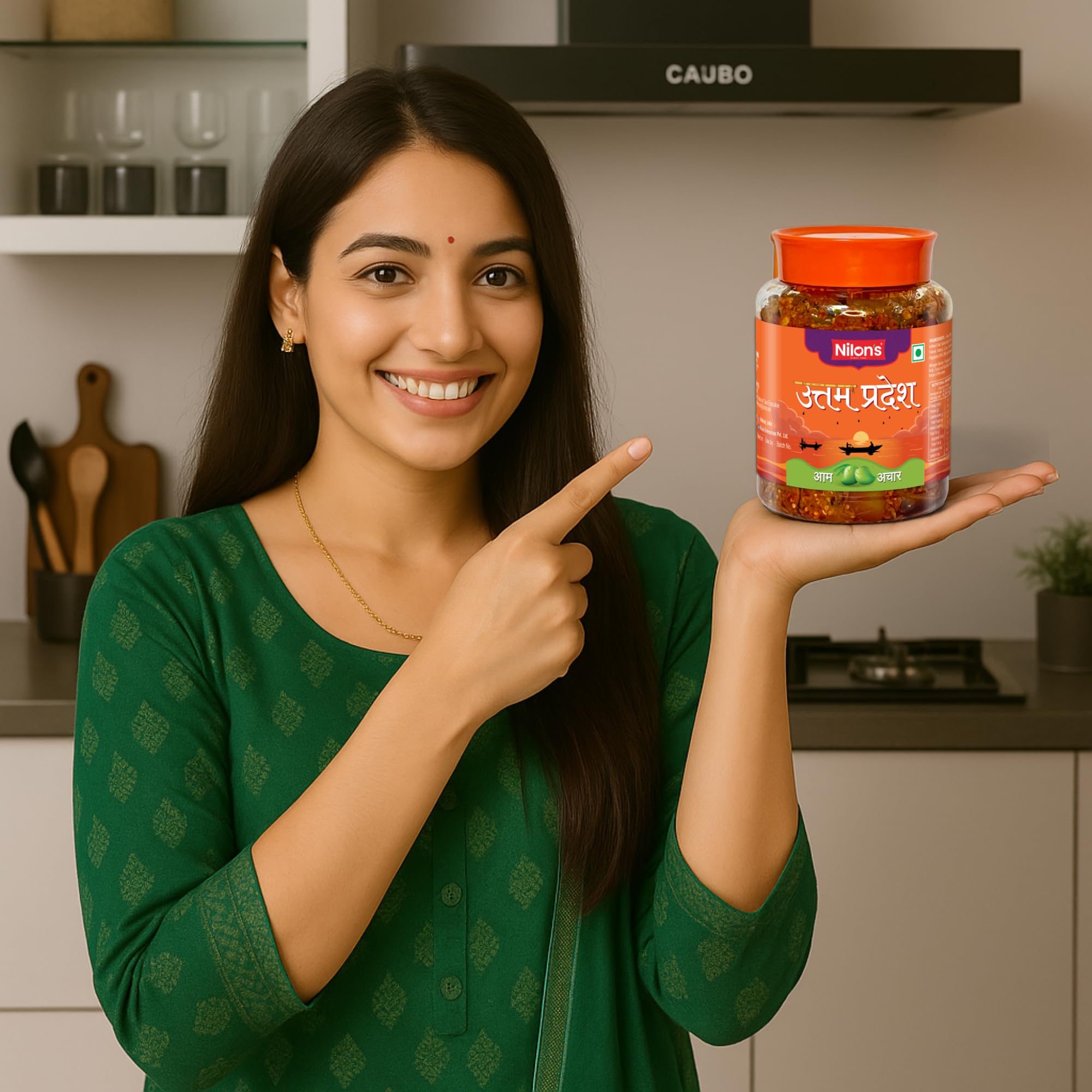 Nilon's MP Special Mixed Pickle (500g) Homemade Aachar | Spicy & Tangy Pickle in Authentic MP Style with Raw Mango, Lemon, Mustard Oil & Rich Spices with No Added Artificial Colour - Image 6 thumbnail