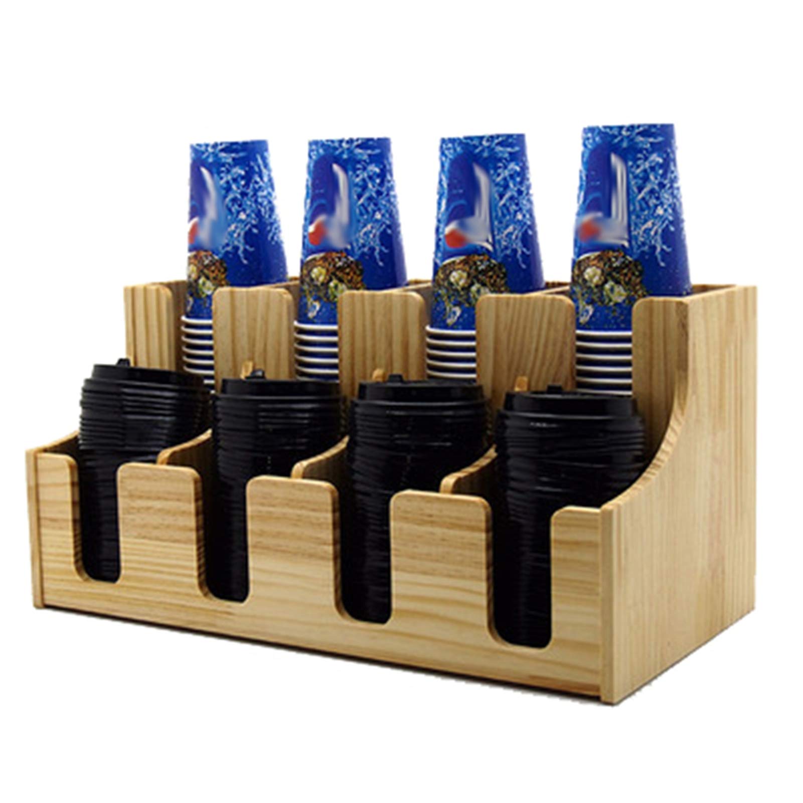 Porte-gobelet café en papier et rangement épices pour buffet de fête et maison
