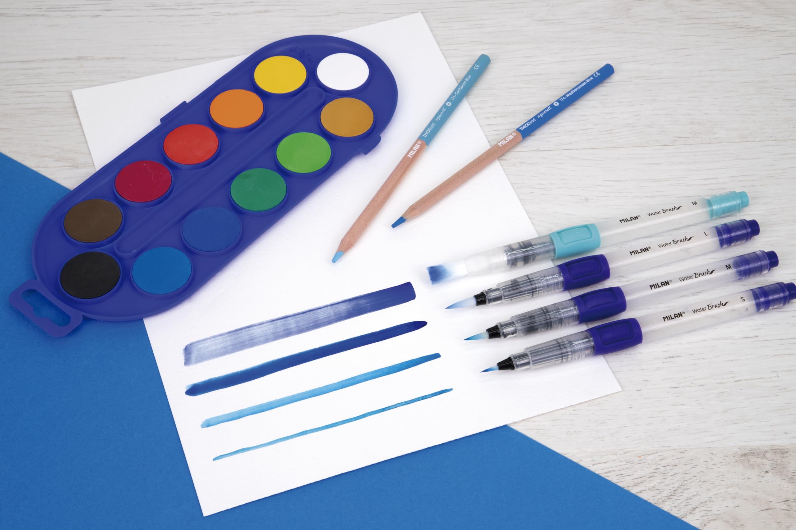 Milan Box 3 Brushes, Blue and Translucent, Depósito 8ml - Image 4