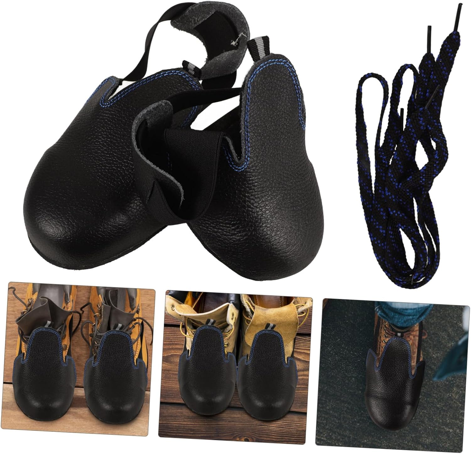ABOOFAN Cap Shoe Covers Safety Toe Caps for Men Women Reusable Non-slip Comfortable