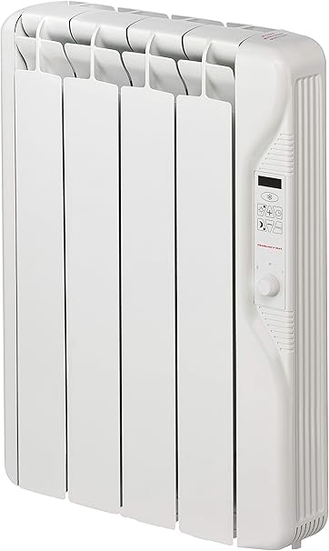 Gabarrón | Emisor De Fluido Térmico RF4E Plus | Radiador Eléctrico Programable De 500W y 4 Elementos con 3 Niveles de Temperatura | con Sistema De ...