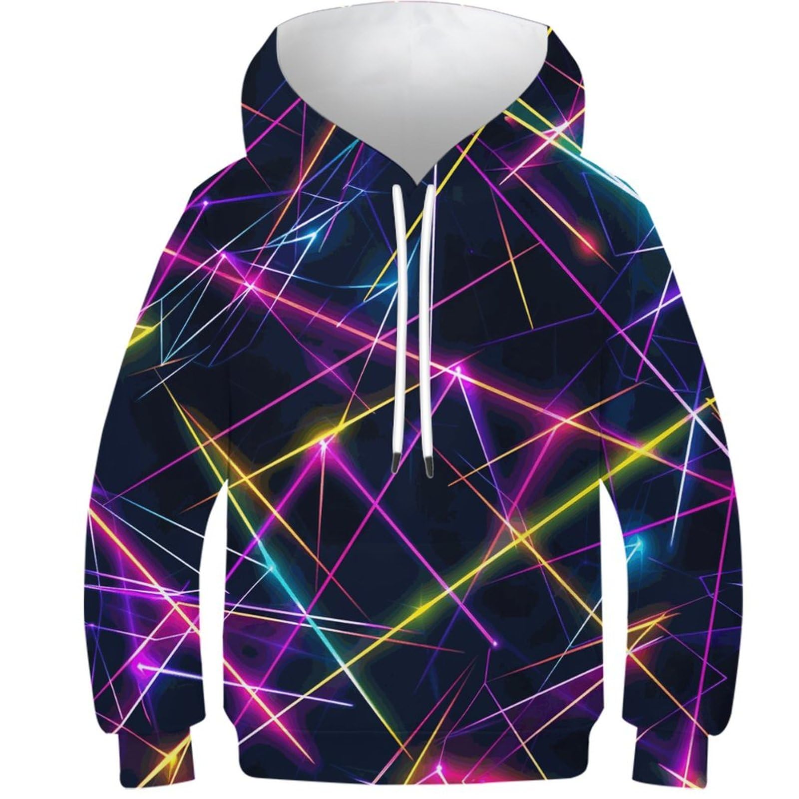 Sweat à capuche laser léger résolvant le manque de style des ados - 8