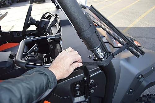 Miniatura 6 de Wolverine - Parabrisas plegable completo X4 / X2 de Clearly Tough | Para modelos 2018-2020 | Resistente a los arañazos | Policarbonato de alta