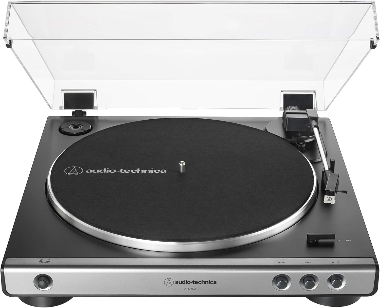 Audio-Technica At-LP60X-GM Fully Automatic Belt-Drive Stereo Turntable