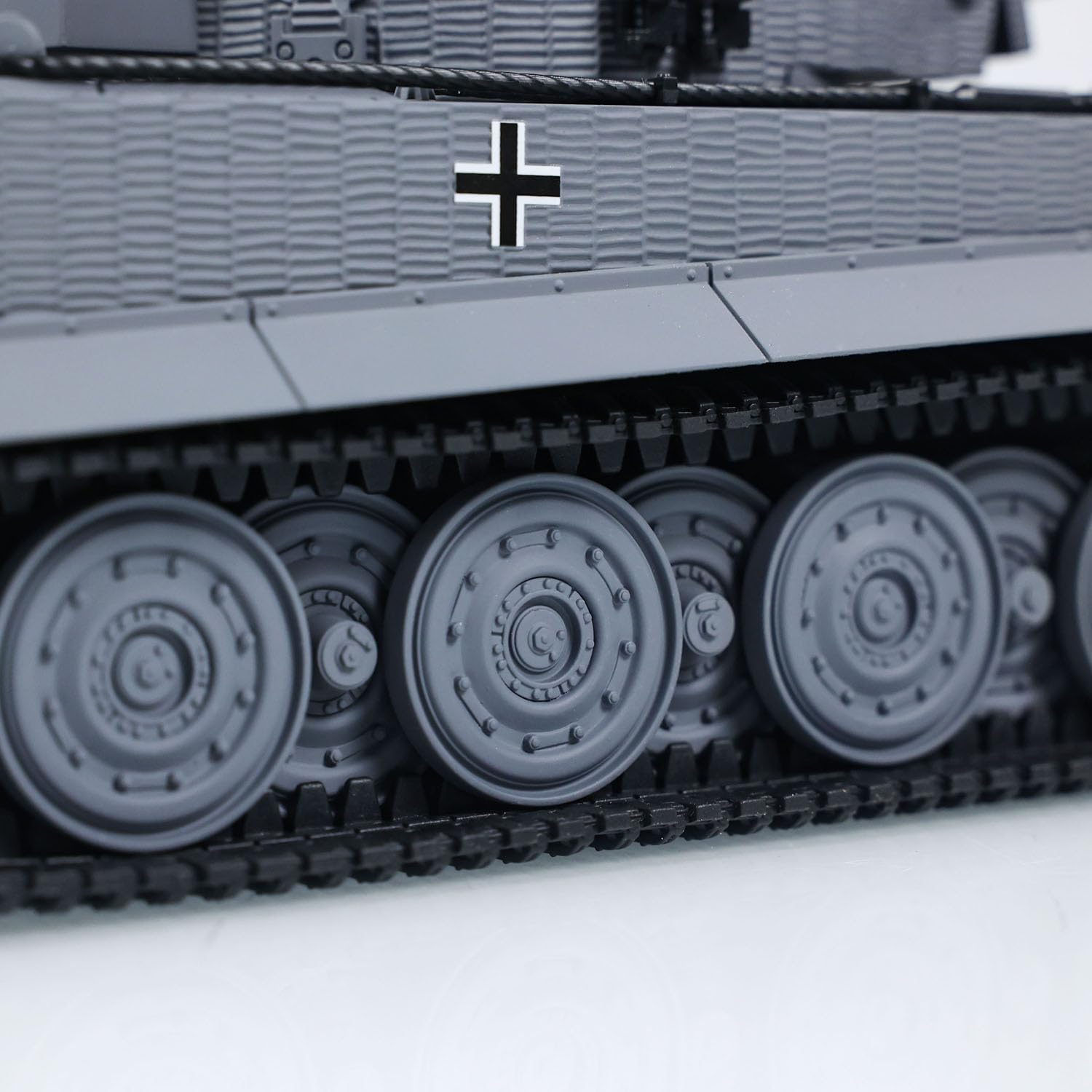 TOUCAN RC HOBBY Tanque de batalla RC 1/24 Taigen Tiger I con control remoto infrarrojo de combate militar
