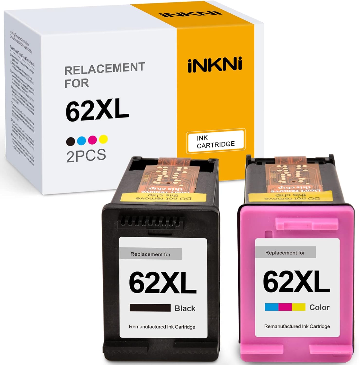 2 Cartucce ORIGINALI HP 62 BK Envy 5644 5646 5660 7640 Deskjet - Foto 2