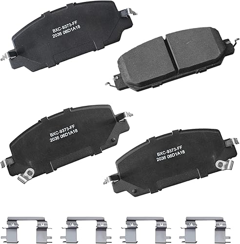 Miniatura 295 de Pastillas de freno delanteras cerámicas Bendix Premium SBC11 para modelos seleccionados Dodge Dart, Ford Fairlane, Falcon, Sedan Delivery, Mustang