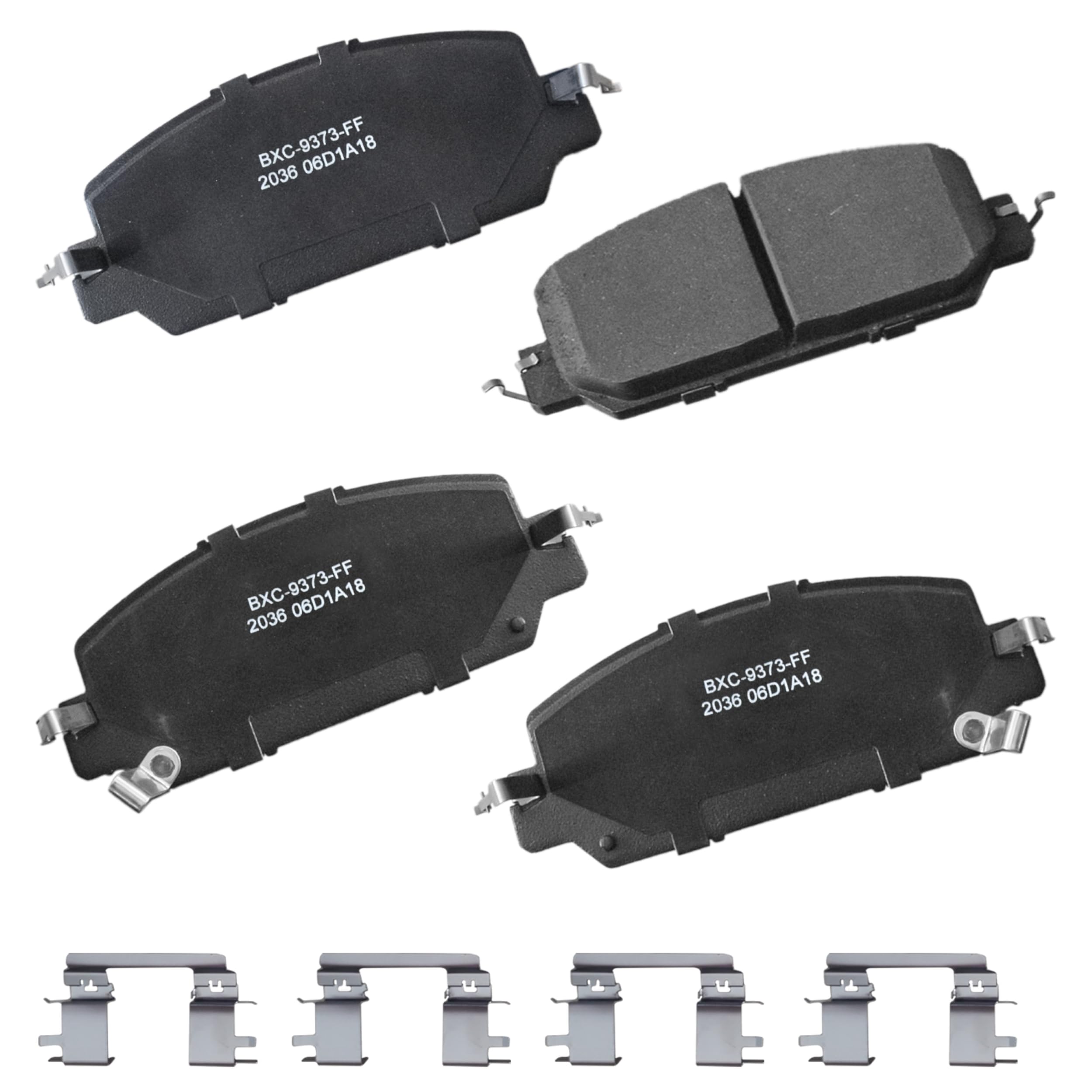 Bendix Premium SBC2036 Ceramic Front Brake Pads for select Acura ADX 2025–2026, Honda Clarity 2017–2021, CR-V 2017–2026, HR-V 2023–2026