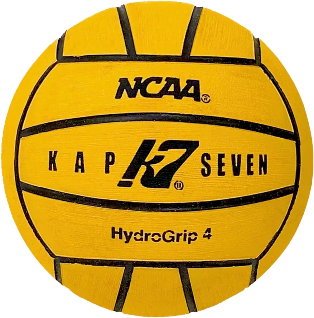 KAP K7 SEVEN KAP7 Size 4 HydroGrip Water Polo Ball (NCAA and NFHS Official), Yellow