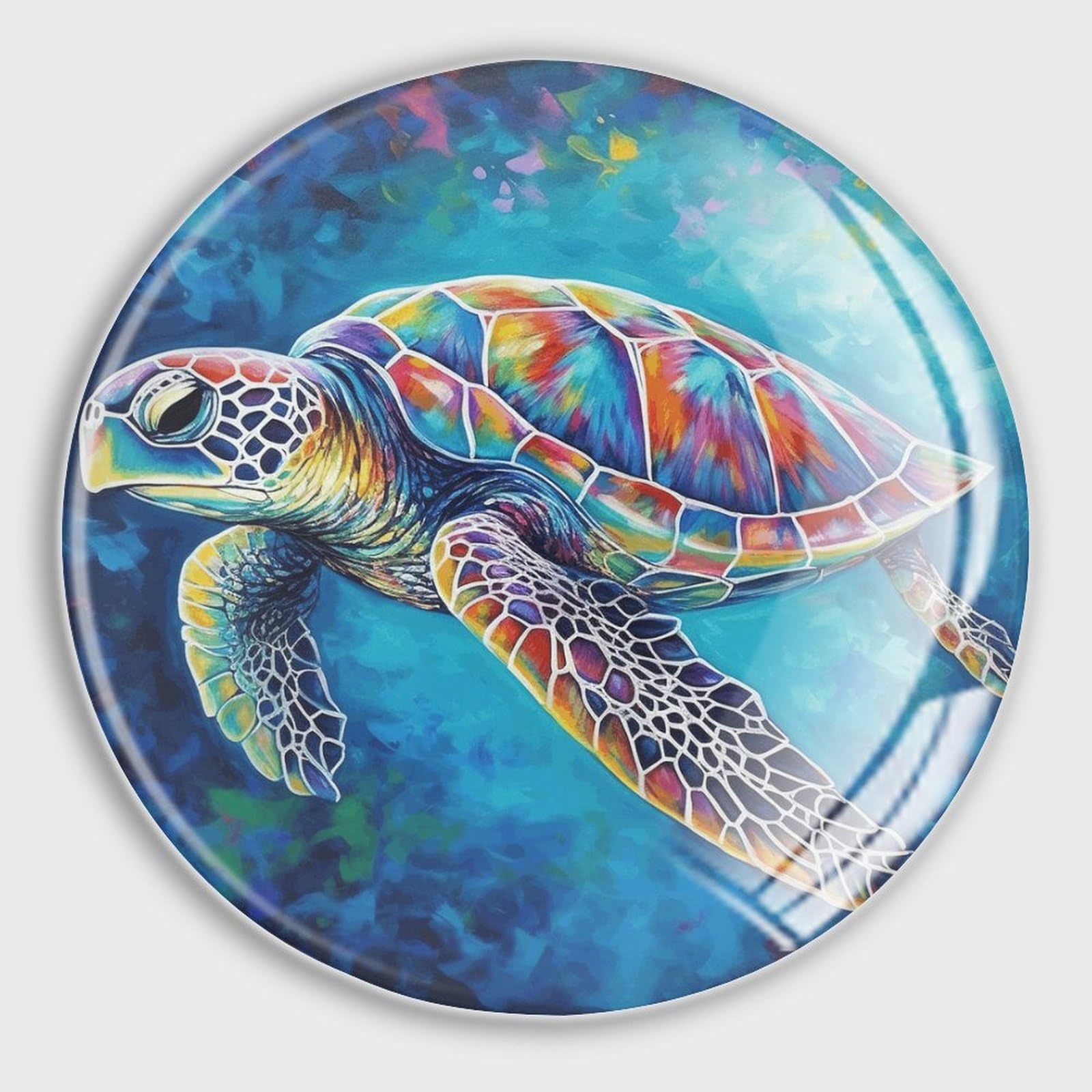 Aimants de réfrigérateur rustiques en verre lot de 4 pour tableau blanc