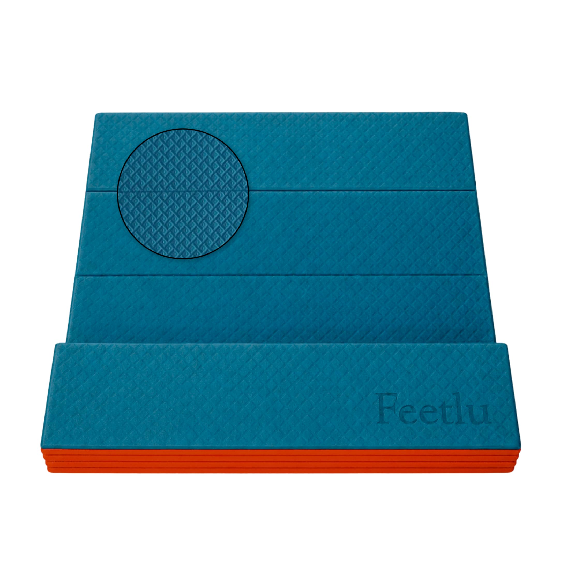 Foldable Yoga Mat – 1/4 Inch Thick, Lightweight, Easy to Store, Non-Slip Travel Yoga Mat for Fitness, Yoga, Pilates, Home Workouts, and Floor Exercises