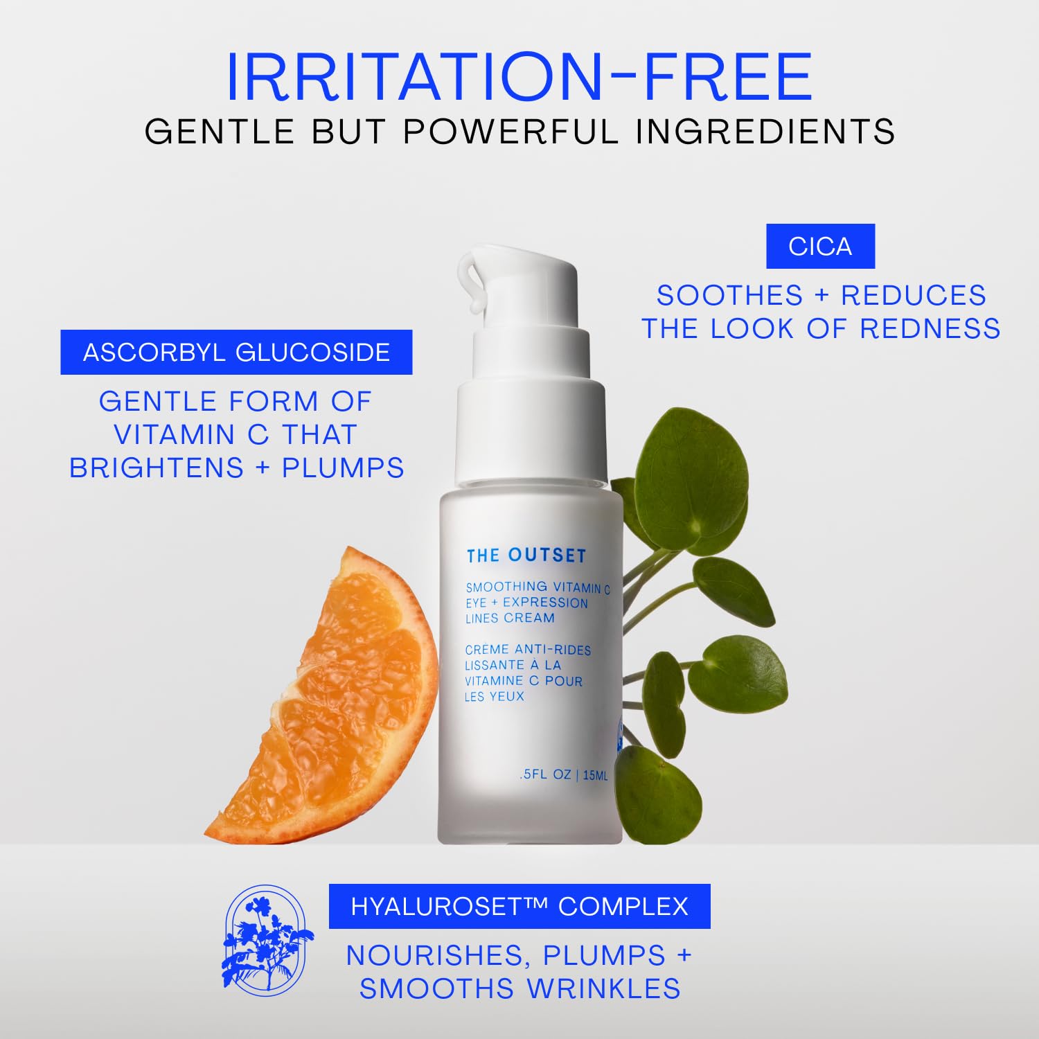 The Outset Vitamin C Eye Cream - Brightening & Hydrating