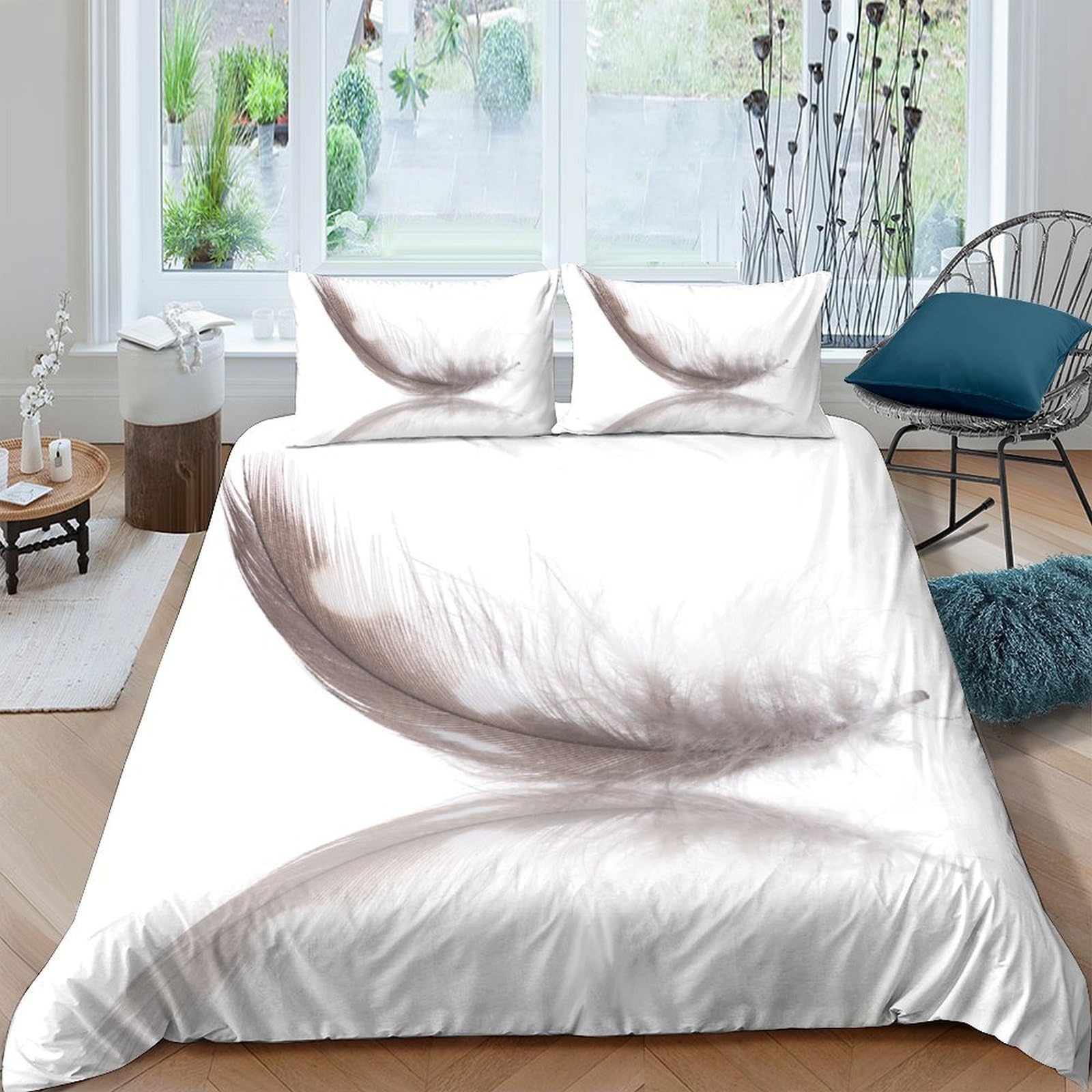 Ctjqhvkz Style-6 3D Printed Abstract Minimalist Fitted Sheet Microfiber Soft Breathable Neutral Tones Mattress Cover For Bedroom Dorm Decor Single（135X200cm）