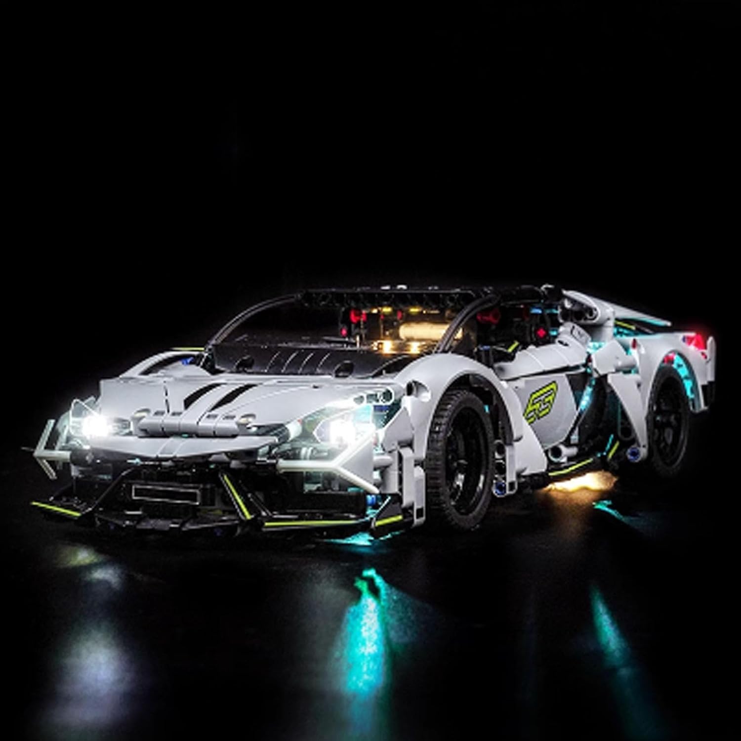 LED Lighting Kit Compatible with Lego 42214 Sports Car Series LED Light Set (Model Kit Not Included - Lighting Components Only) (Classic Edition)