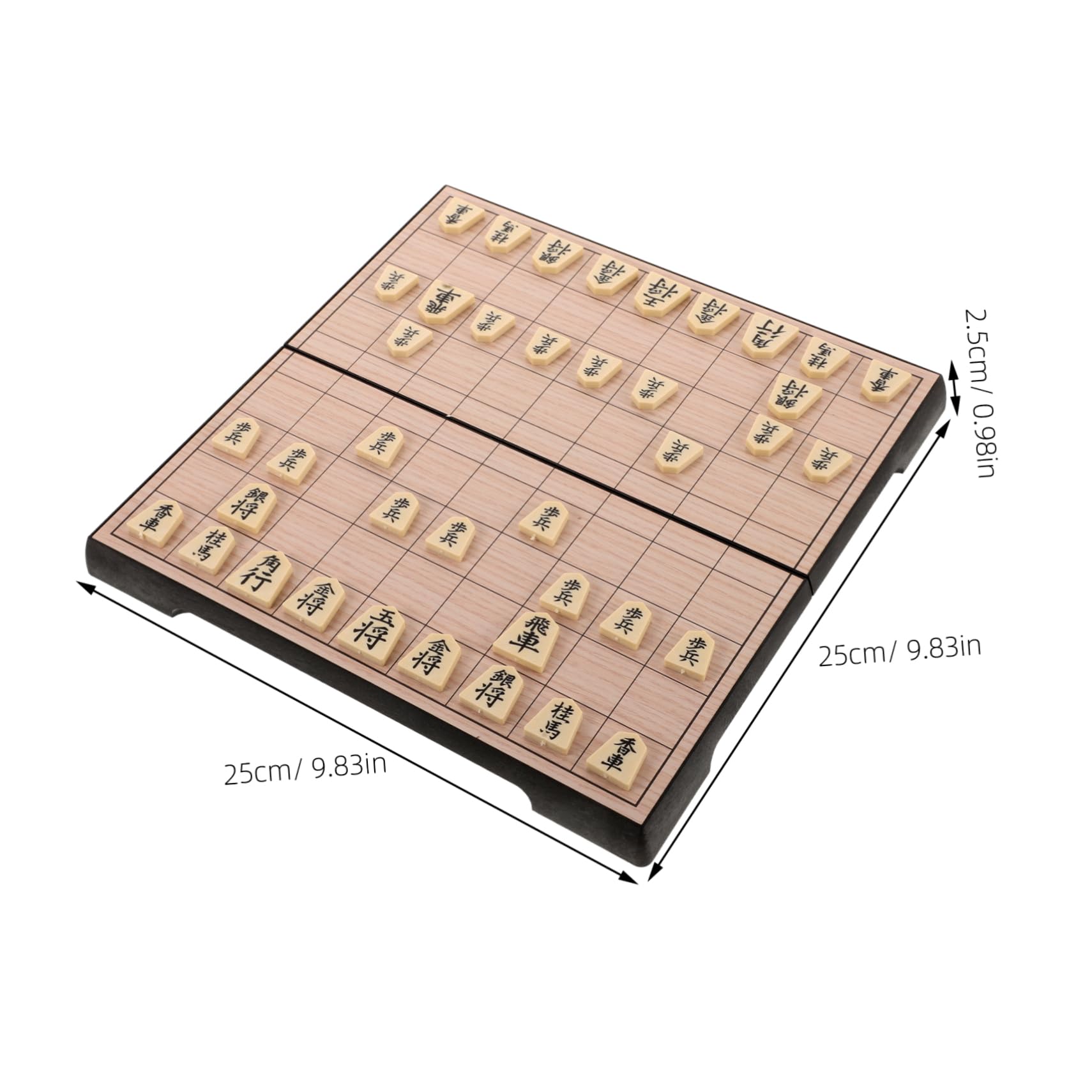 Shogi Pieghevole Magnetico in Ps, Gioco da Viaggio per Principianti | Incontri Familiari, Sviluppo Cognitivo, Formato Facile da Trasportare e Riporre, Pratico per Uso Portatile