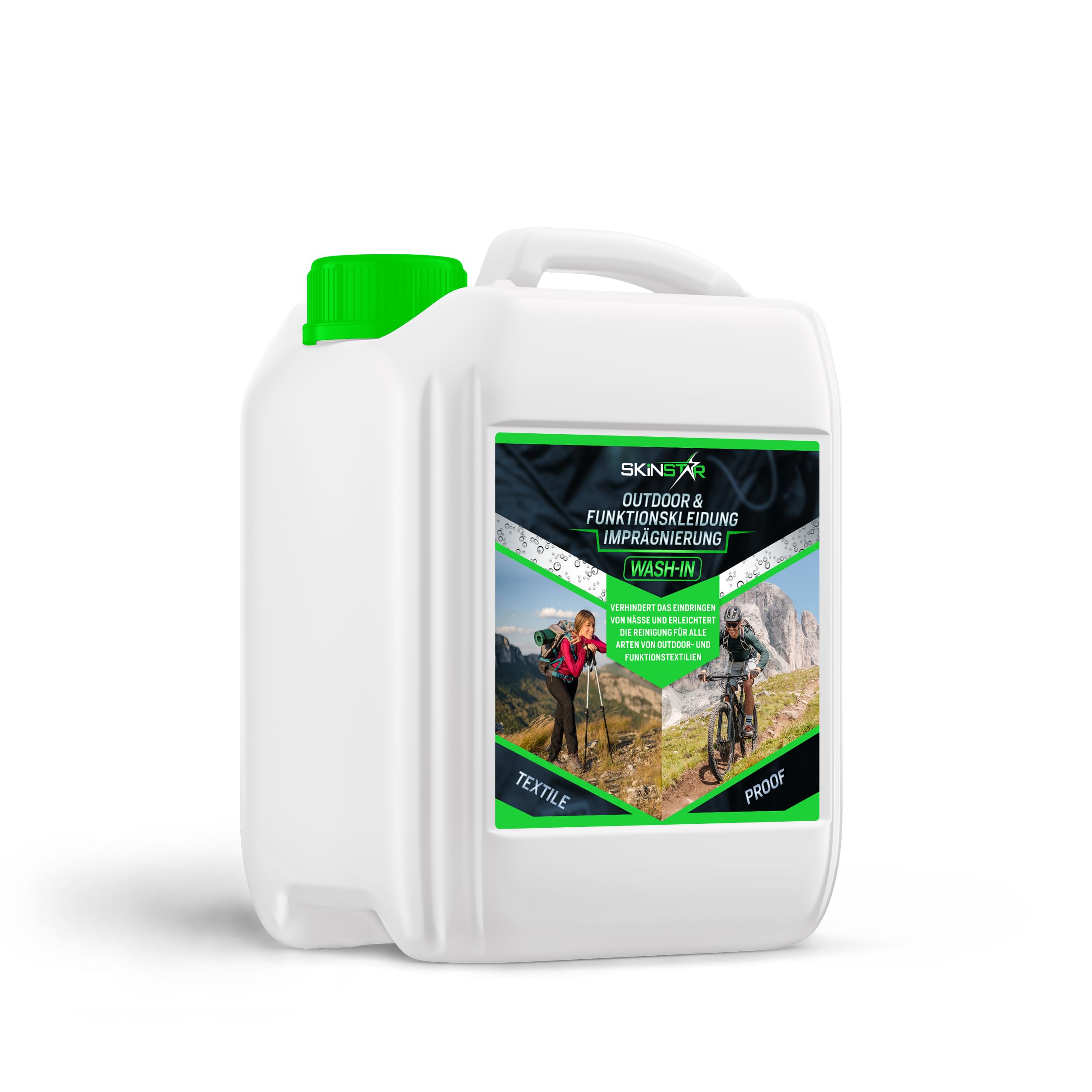 SkinStar Outdoor & Funktionskleidung Wash-In Imprägnierung 5L Textile Proof