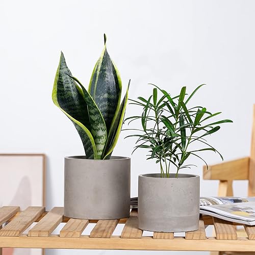 Miniatura 5 de Ekirlin Macetas para plantas de interior macetas de 435 pulgadas con agujeros de drenaje tapón de goma extraíble almohadilla suave antideslizante