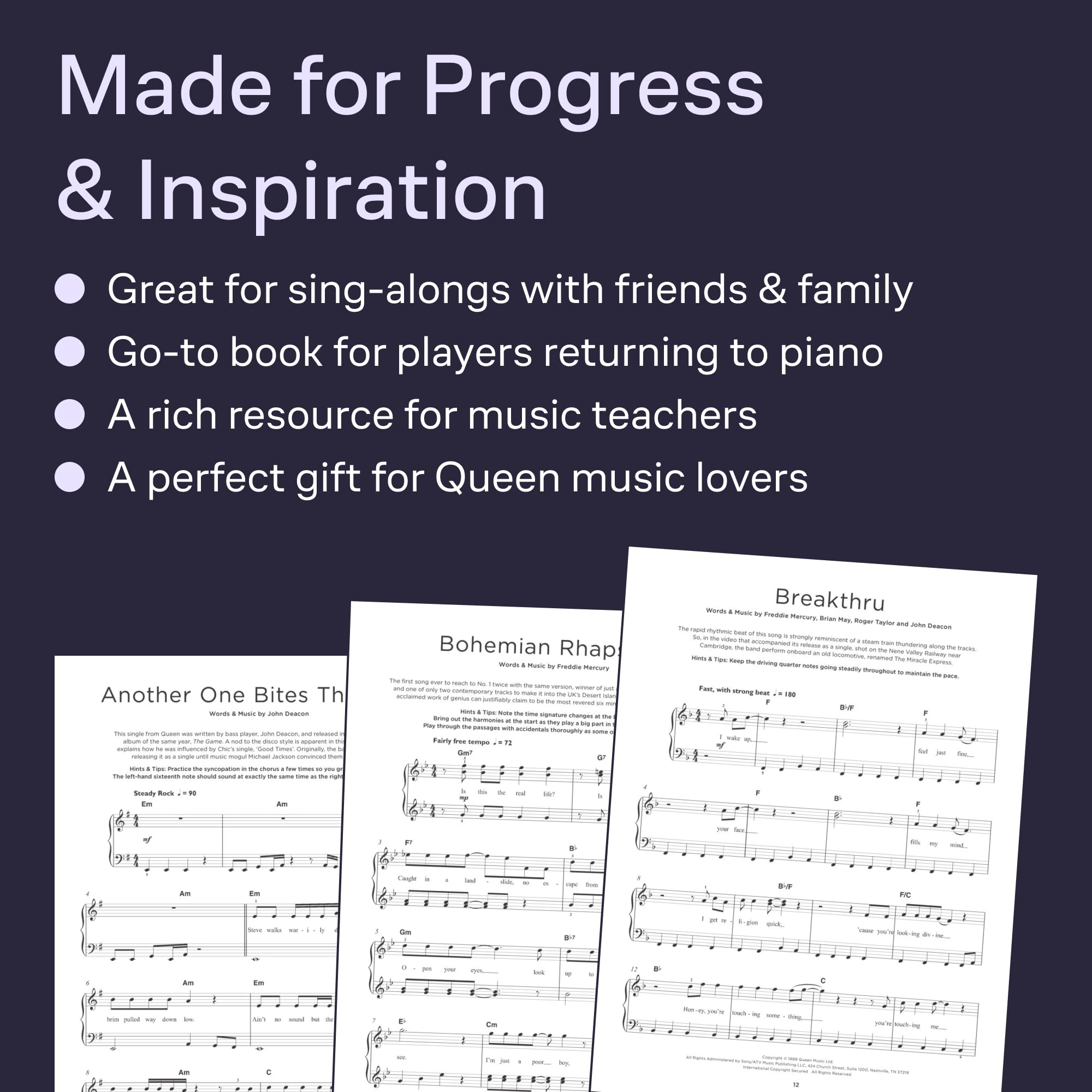 Really easy piano : queen - 20 queen hits - piano facile