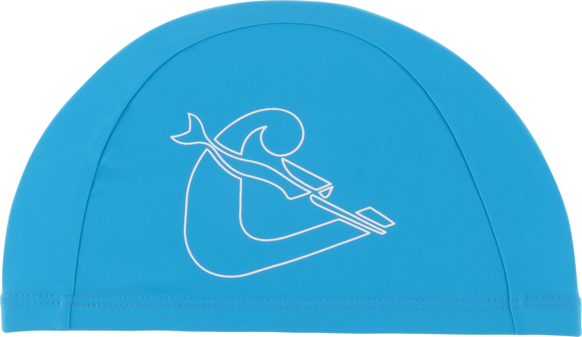 Cressi Tago Swim Cap Spandex Junior Azure, Spandex Swimming Cap for Children, Light Blue, One Size