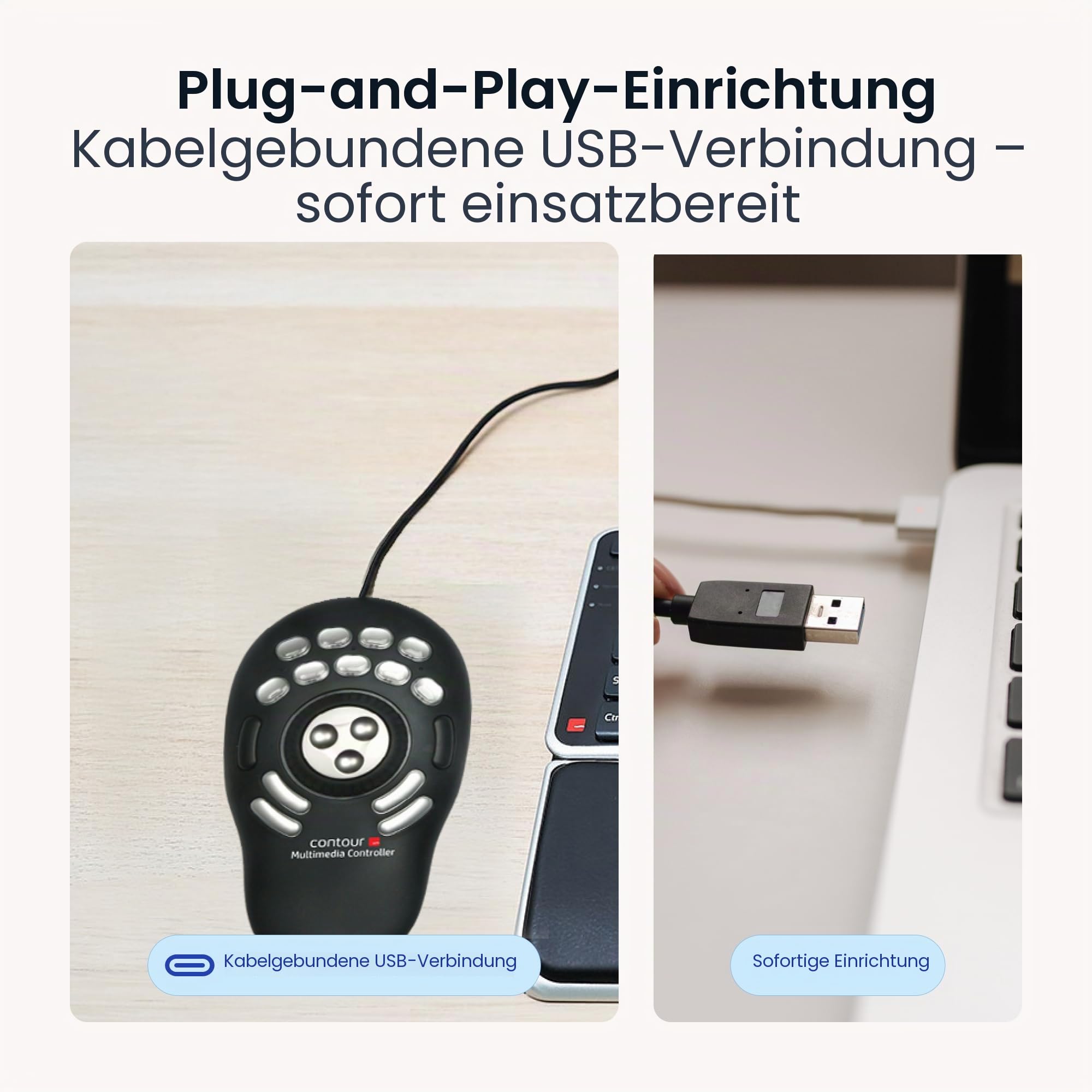 Contour Shuttle PRO v2 - Multimedia Controller mit Jog-Wheel & 15 frei programmierbaren Tasten, ideal für Video, Audio & Bildbearbeitung, kompatibel mit Mac & PC - Black