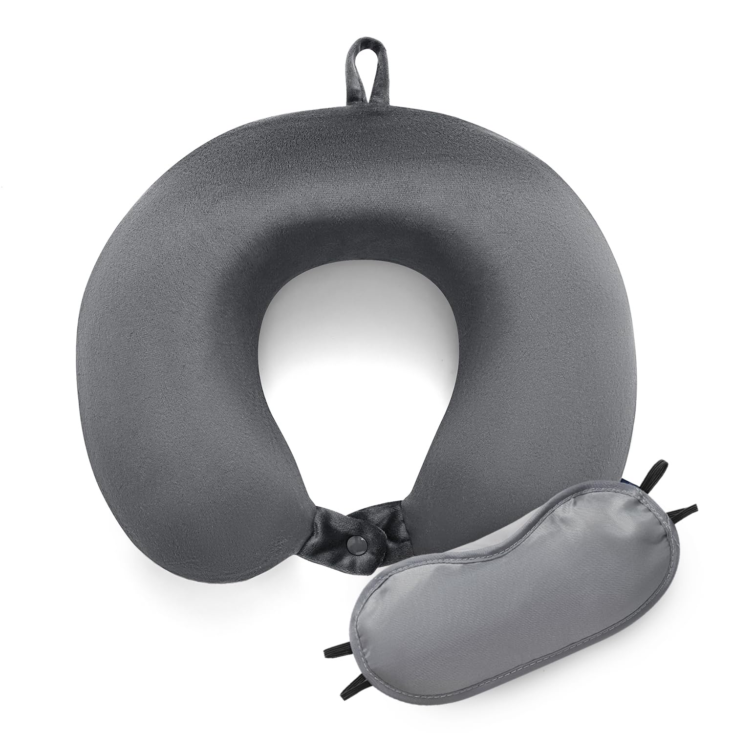 GC GAVENO CAVAILIA Neck Pillow Memory Foam | Extra Comfort Travel Pillow for Airplane | Lightweight Neck Support Pillow for Sleeping on Airplane, Car, Train, Bus | Soft Cushion Cover with Eye Mask