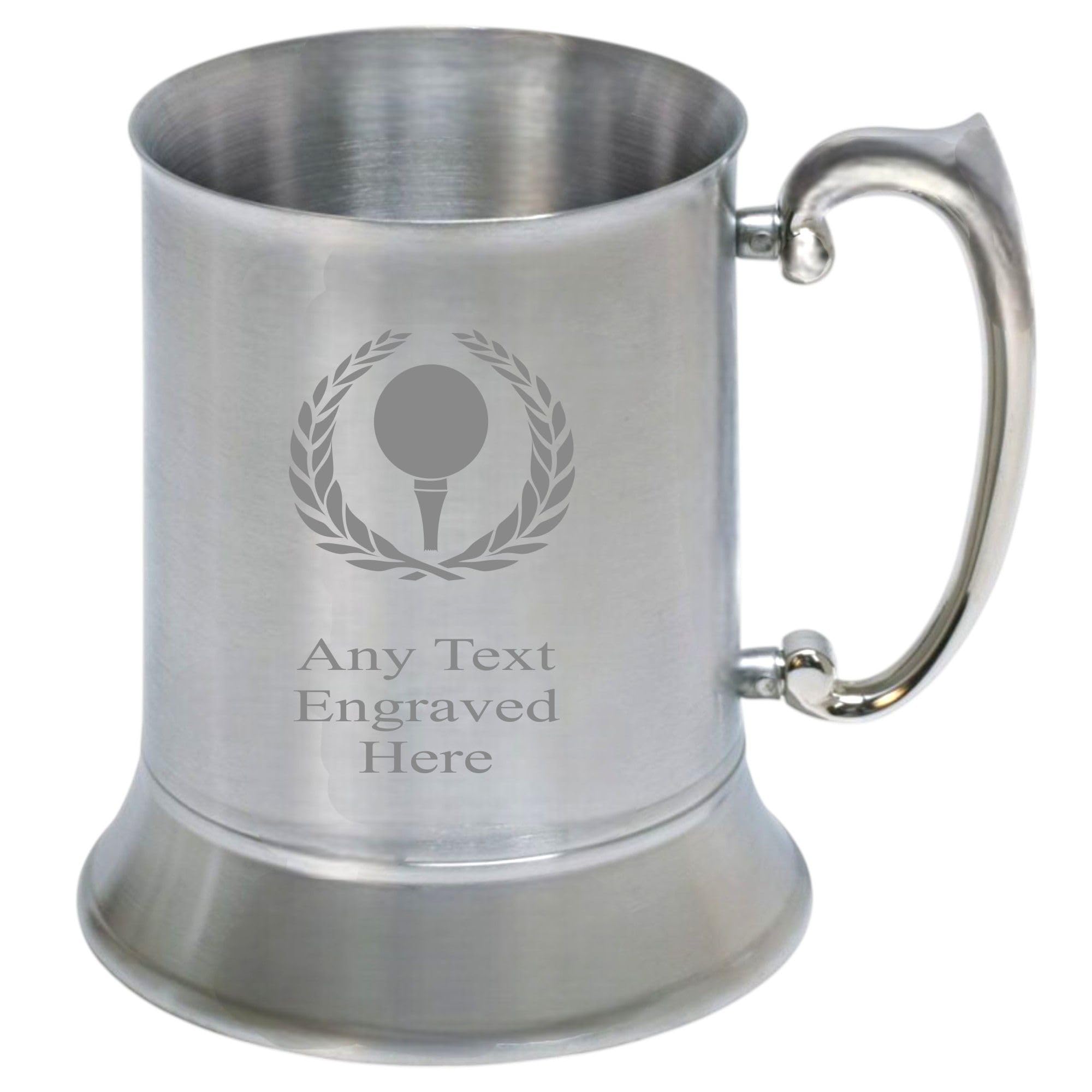 Lucy G Stainless Steel [Custom] Personalised Engraved Golf Tankard St11