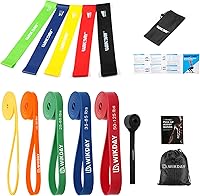Vista 11 de Resistance Bands, Pull Up Bands, Workout Bands for Exercise, Thick Heavy Resistance Band Set with Door Anchor, Elastic Bands for Body Stretching