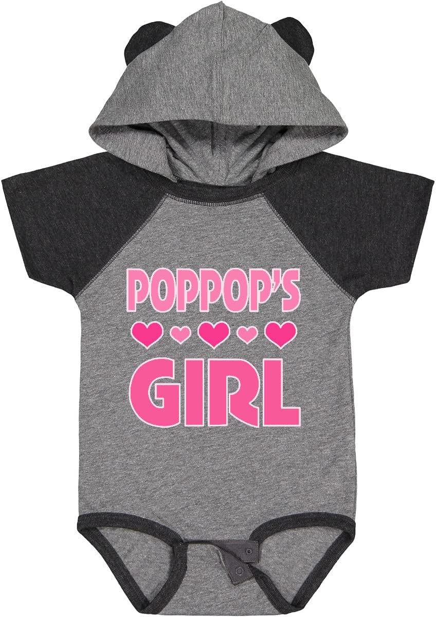 inktastic PopPop Girl Granddaughter Baby Bodysuit