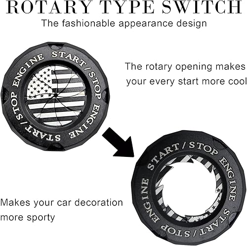 Miniatura 4 de 1 cubierta universal de aleación de protección de arranque de un botón, 1.96 x 0.51 pulgadas, cubierta protectora oculta para interruptor de