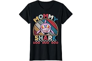 Vintage Momma Shark Tshirt gift for Womens Mama Mother T-Shirt