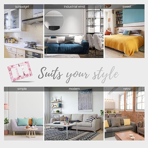 Miniatura 65 de Vista de ventana, isla tropical, playa, palmeras, cielo soleado, cubierta de interruptor de luz de palanca individual, placa decorativa de pared